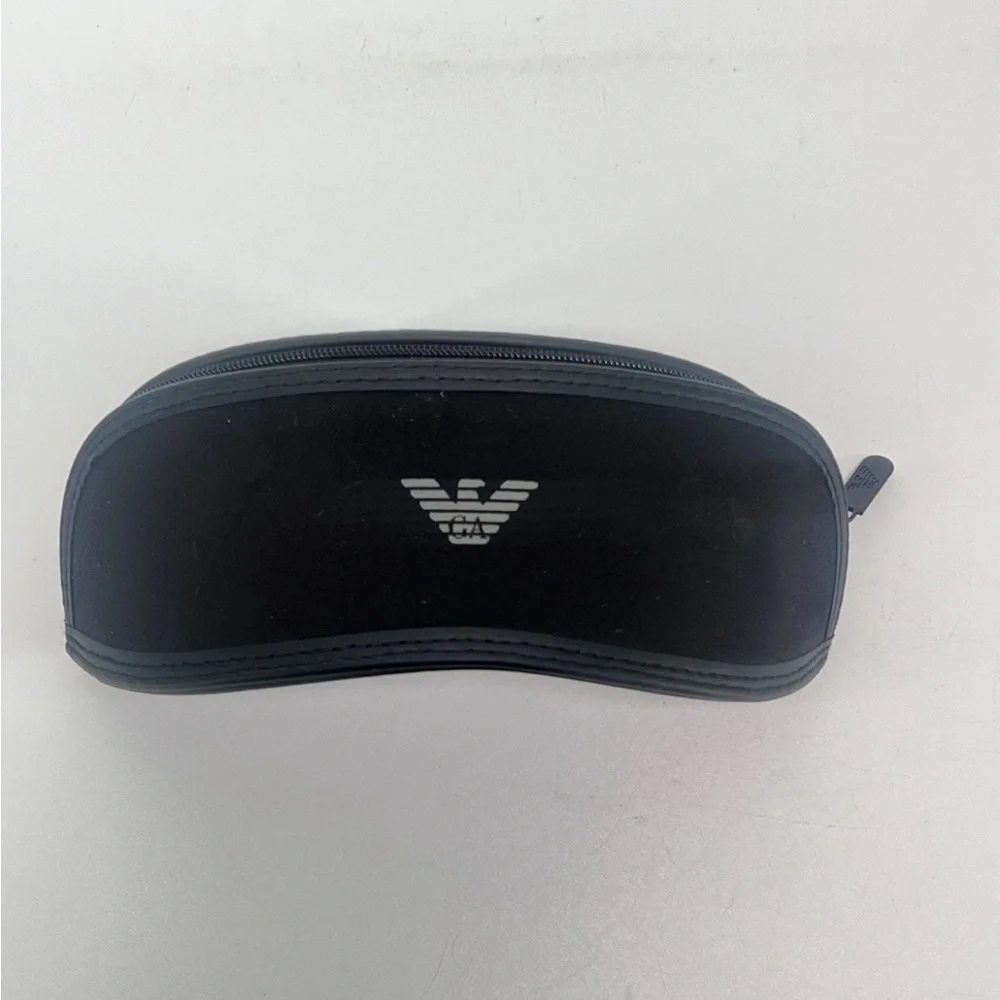 NEW Unused Emporio Armani Black Soft Side Zipped Eyewear Case